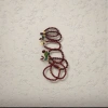 Red beaded bracelet for women, a fashionable and simple daily wear accessory details Picture